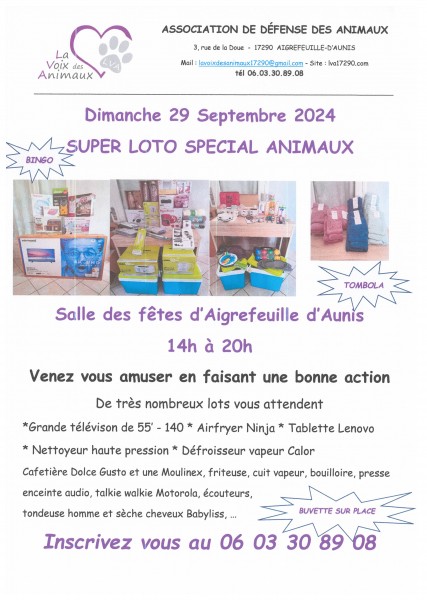 Affiche LOTO du 29-09-24