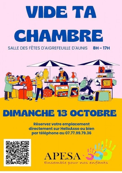 Vide ta chambre APESA 13-10-24